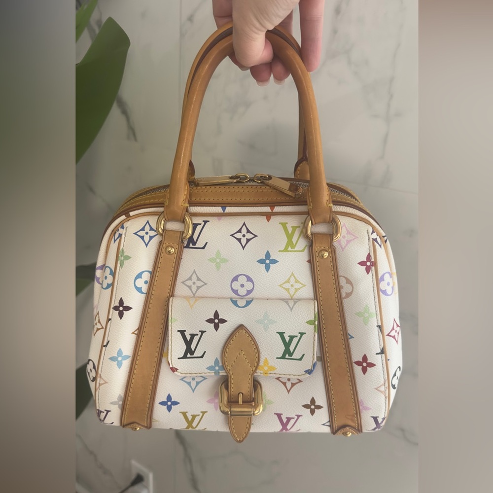 Louis Vuitton White Multicolor Priscilla